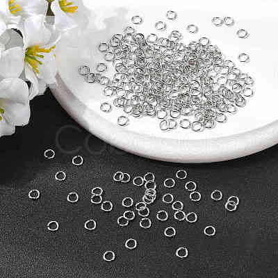 SHEGRACE 30G Brass Saw Cut Open Jump Rings XGRPCN936-238P-1