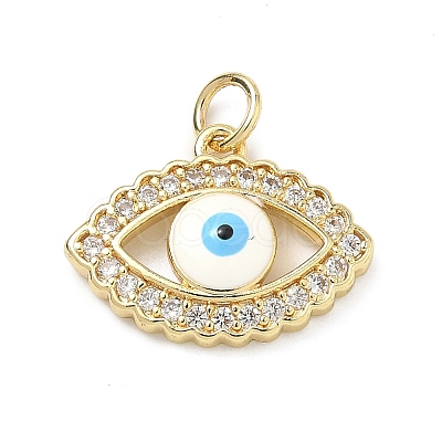 Brass Micro Pave Cubic Zirconia Pendants KK-H255-02B-G03-1