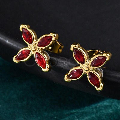304 Stainless Steel Stud Earrings EJEW-C135-01G-01-1