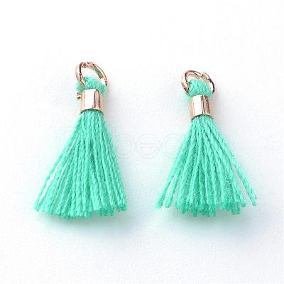 Polycotton(Polyester Cotton) Tassel Pendant Decorations OCOR-S102-30-1