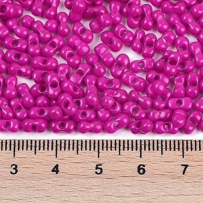 Baking Paint Glass Seed Beads SEED-K010-A06-1