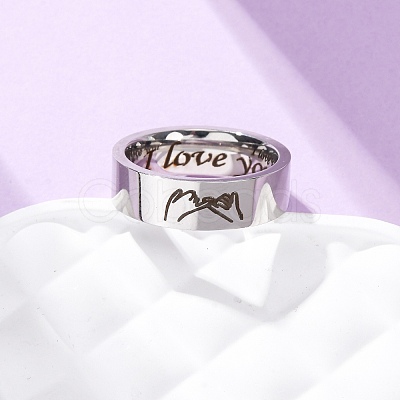 304 Stainless Steel Finger Rings LS-RJEW-G352-01P-1