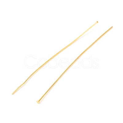 Brass Flat Head Pins KK-F824-114E-G-1