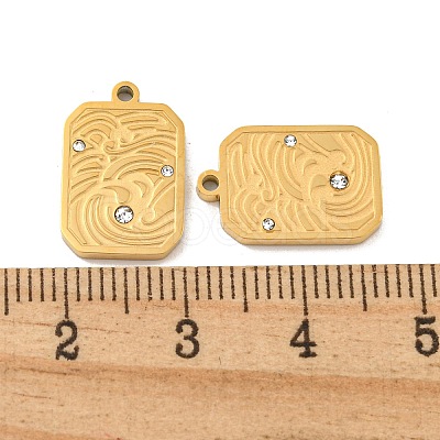 Ion Plating(IP) 304 Stainless Steel Pendants STAS-S135-11G-1