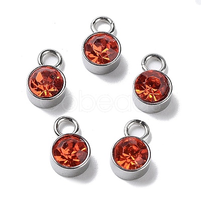 Glass Rhinestone Charms STAS-F189-P05-1