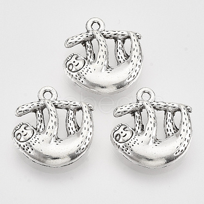 Tibetan Style Alloy Pendants LS-TIBEP-T009-11AS-RS-1