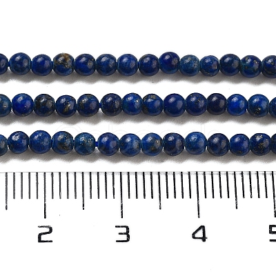 Dyed Natural Lapis Lazuli Beads Strands G-G143-A01-01-1
