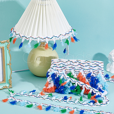 10 Yards Polyester Tassel Ribbon OCOR-PH0006-10A-1