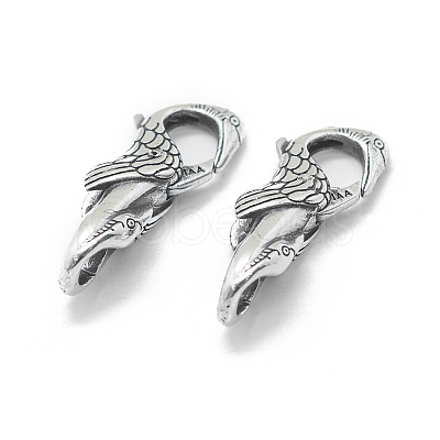 Thailand 925 Sterling Silver Lobster Claw Clasps STER-L055-057AS-1