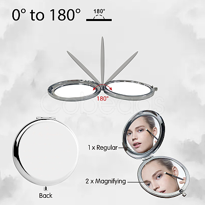 304 Stainless Steel Customization Mirror DIY-WH0245-025-1