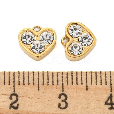304 Stainless Steel Pendants STAS-L080-001G-03-1
