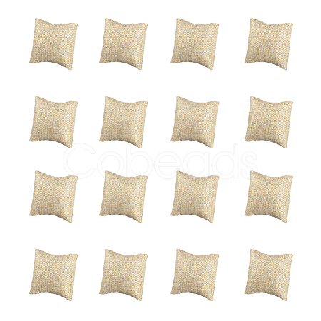 Kraft Hemp Pillow Holder for Jewelry Bracelet & Watch Displays BDIS-WH0002-01-1