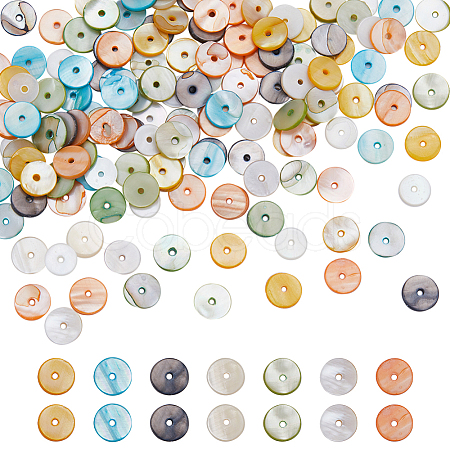200Pcs Freshwater Shell Beads BSHE-SC0001-11-1