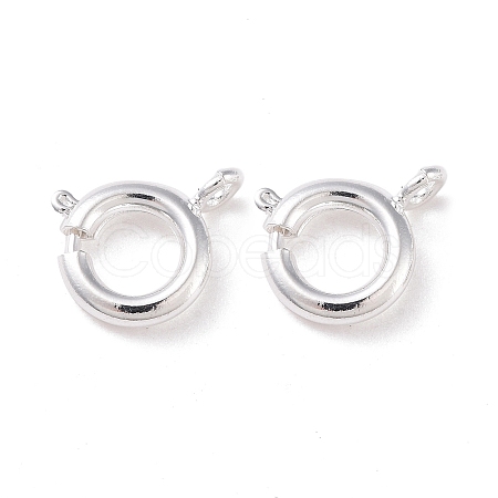 Eco-friendly Brass Spring Ring Clasps LS-KK-D082-01B-S-1