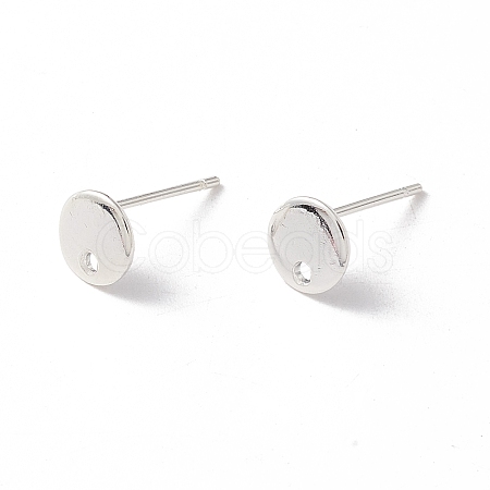 201 Stainless Steel Stud Earring Findings X-STAS-P308-09A-S-1