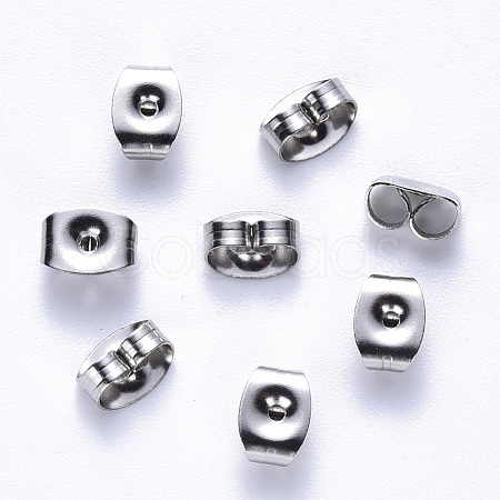 Non-Tarnish 316 Stainless Steel Ear Nuts STAS-S113-001-01-1