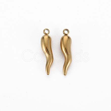Ion Plating(IP) 304 304 Stainless Steel Charms STAS-N097-105LG-NR-1
