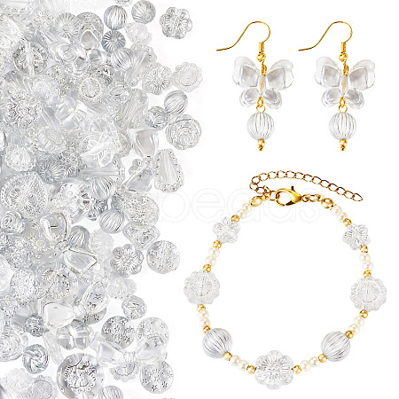 100G Transparent Acrylic Beads MACR-TA0002-02K-1