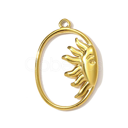 304 Stainless Steel Pendants STAS-A25-09-04-1