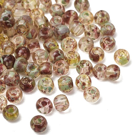 Picasso Transparent Glass Beads GL-CBA5413-01C-1