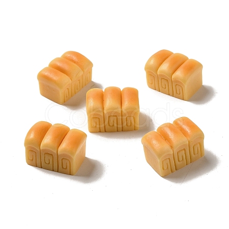 Opaque Resin Imitation Food Decoden Cabochons RESI-A033-05G-1