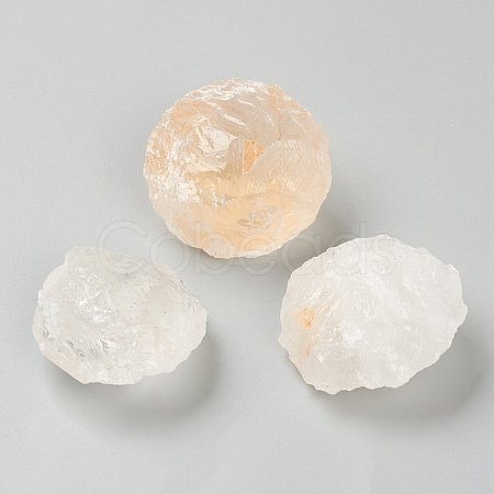 Rough Raw Natural Quartz Crystal Beads G-H254-34-1
