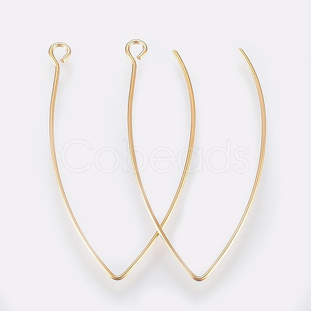 PVD Vacuum Plating 304 Stainless Steel Earring Hooks LS-X-STAS-K184-05-01G-1