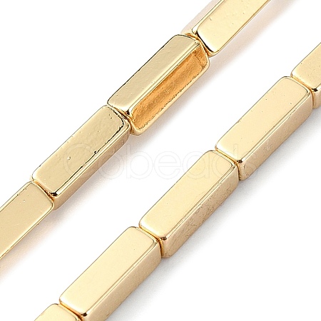 Electroplated Synthetic Non-magnetic Hematite Beads Strands G-I360-Y02-02-1