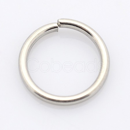 Tarnish Resistant 304 Stainless Steel Open Jump Rings A-STAS-E067-05-7mm-1