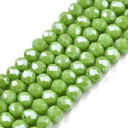 Electroplate Glass Beads Strands LS-EGLA-A044-P3mm-A30-1