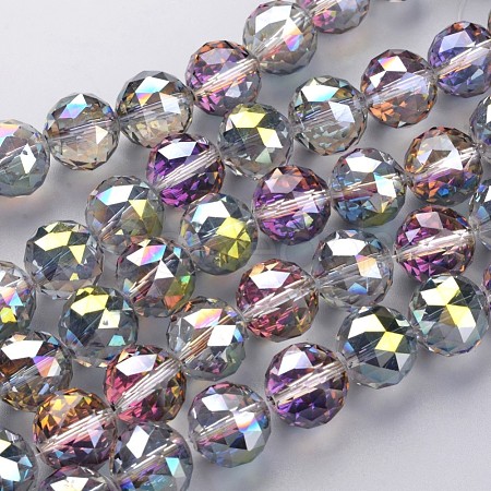 Electroplate Glass Bead Strands EGLA-J140-HP01-16mm-1