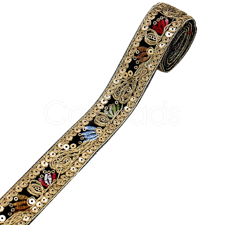 Polyester Embroidery Ribbon PW-WG49779-06-1-1
