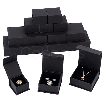 18Pcs 3 Styles Paper Magnetic Flip Jewelry Storage Gift Case CON-PH0003-03-1