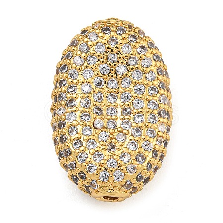 Rack Plating Brass Micro Pave Cubic Zirconia Charms KK-G513-74A-02G-1