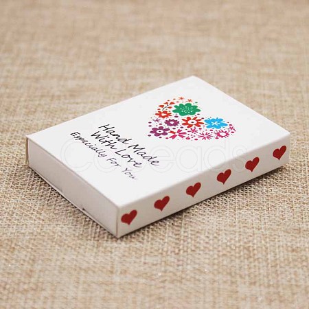 Kraft Paper Boxes and Earring Jewelry Display Cards CON-L015-A08-1