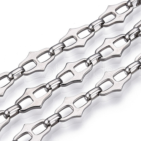 Tarnish Resistant 661 Stainless Steel Oval Link Chain CHS-T005-04P-1