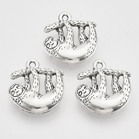Tibetan Style Alloy Pendants LS-TIBEP-T009-11AS-RS-1