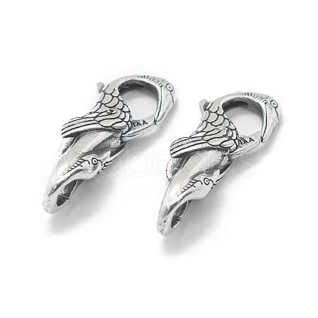 Thailand 925 Sterling Silver Lobster Claw Clasps STER-L055-057AS-1