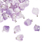 AHANDMAKER Natural Amethyst Pendants, with Platinum Plated Brass Findings, Nuggets, 20~26x12~20x10~16mm, Hole: 4x4mm, 24pcs