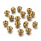 Tibetan Style Alloy Spacer Beads, Antique Golden, Lead Free & Cadmium Free, 7x5.5mm, Hole: 1mm