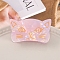 Cat Acrylic Claw Hair Clips, Hair Accessories for Women & Girls, Lilac, 42x66mm