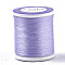 Nylon 66 Coated Beading Threads for Seed Beads, Lilac, 0.1mm, about 54.68 yards(50m)/roll