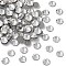 Preciosa&reg Crystal Hotfix Flatback Stones, Czech Crystal, Round(438 11 612 Chaton Rose VIVA 12 &reg), 00030 242 Argent Flare, SS8(2.3~2.5mm)