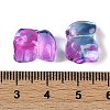 Spray Painted Glass Beads GLAA-Z007-04L-3
