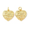 Brass Pendants KK-I355-11G-1