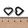 304 Stainless Steel Pendants STAS-C083-04P-01-3