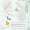 Dinosaur Pattern Removable Height Chart for Kids AJEW-WH0165-72B-6
