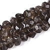 Natural Smoky Quartz Beads Strands G-N347-17A-01-2
