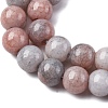 Ombre Effect Dyed Glass Beads Strands X-GLAA-T031-01O-14-4
