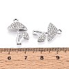 Rack Plating Alloy Rhinestone Pendants PALLOY-T091-27M-P-4